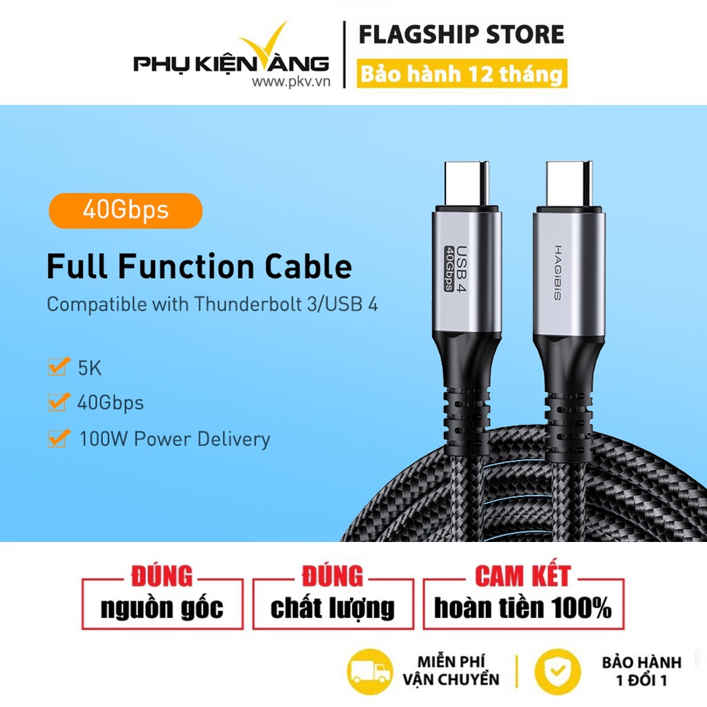 Thunderbolt 3 Hagibis Cable with 60Hz, PD 100W, 40Gbps USB-C | Shopee ...