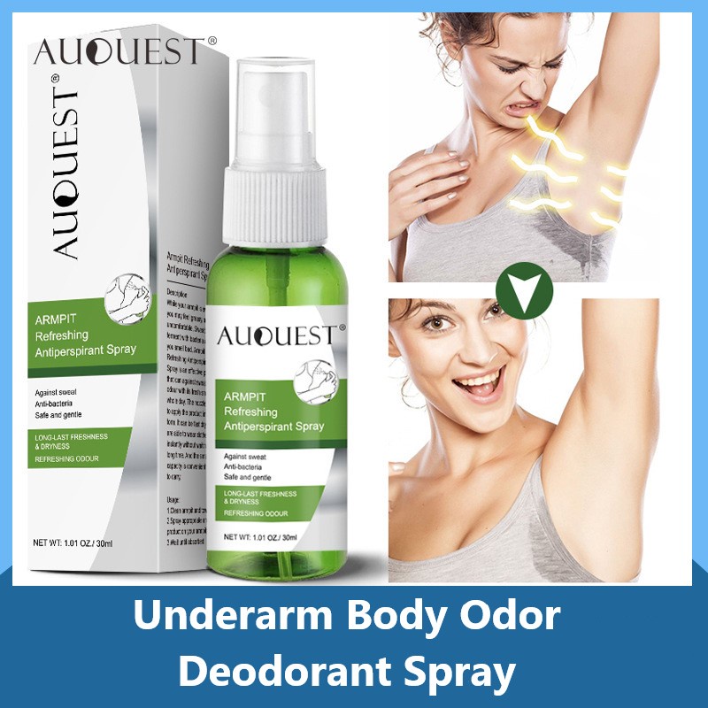 Underarm Body Odor Deodorant Spray Fragrance Refreshing Body Deodor