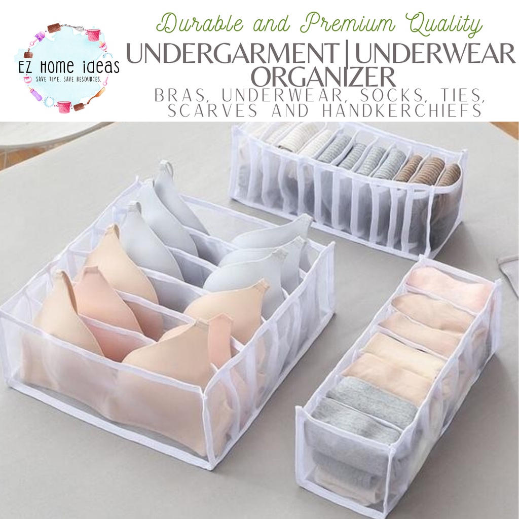 Ez Home Ideas Undergarment Underwear Storage Organizer Shopee