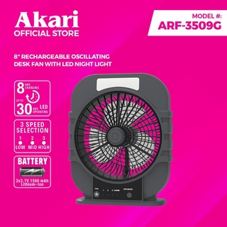 akari oscillating fan