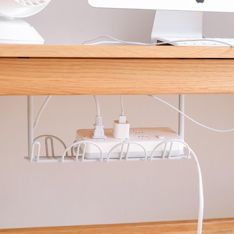 Multi Purpose Under Table Storage Rack Tables Bottom Socket Holder Hanging Rack Line Finishing