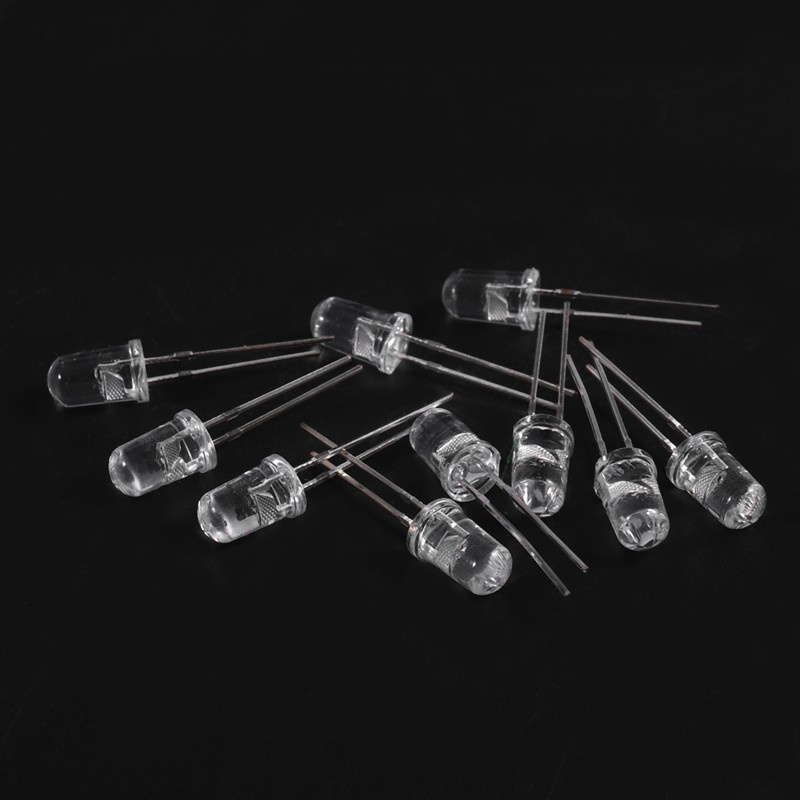 10 pcs 5mm LED Emission of light Diode With 7 Color