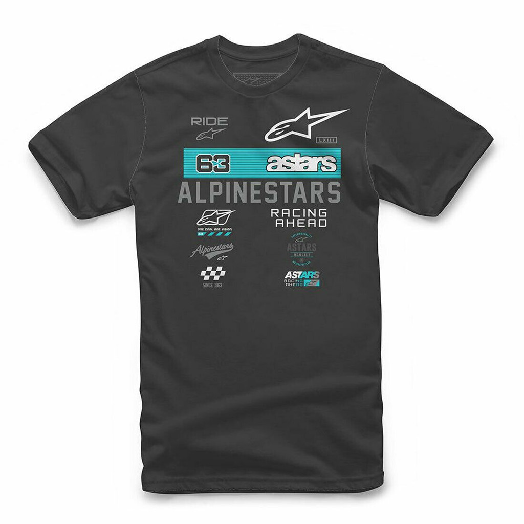 Alpinestars Men's Billboard Short Sleeve T Shirt Black Clothing Apparel Skate...