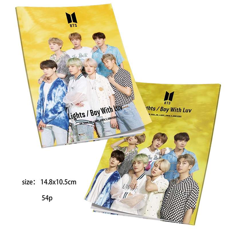 Kpop Bts Lights Boy With Luv Mini Photo Album Photo Book Poster