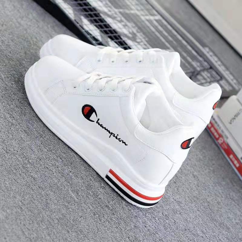 white hidden wedge sneakers