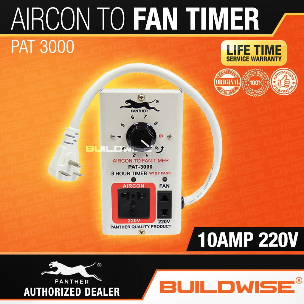 Panther Aircon to Fan Timer Airconditioner Timer Aircon Timer 10 ampere