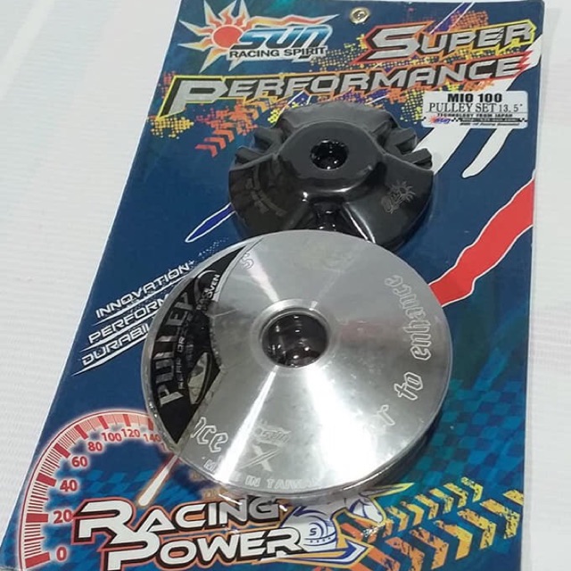 SUN RACING PULLEY WITH BACKPLATE YAMAHA MIO SPORTY | Shopee Philippines