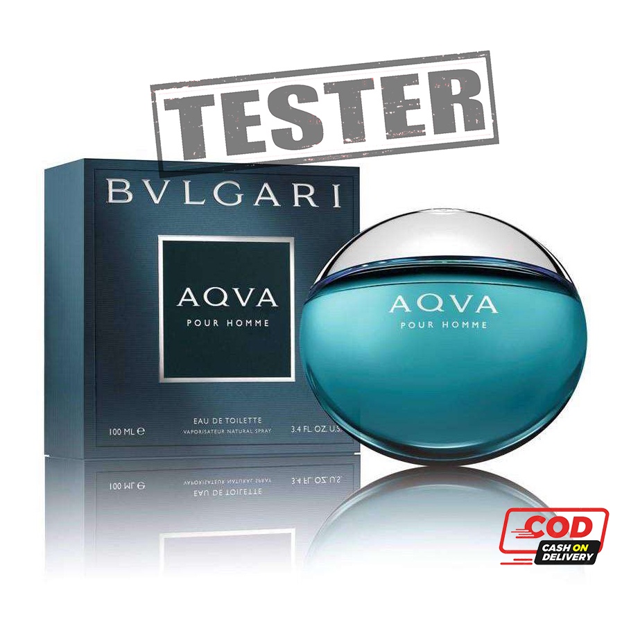 Aqva Aqua Pour Homme Bvlgari Bulgari For Men 100ml Us Tester Authentic