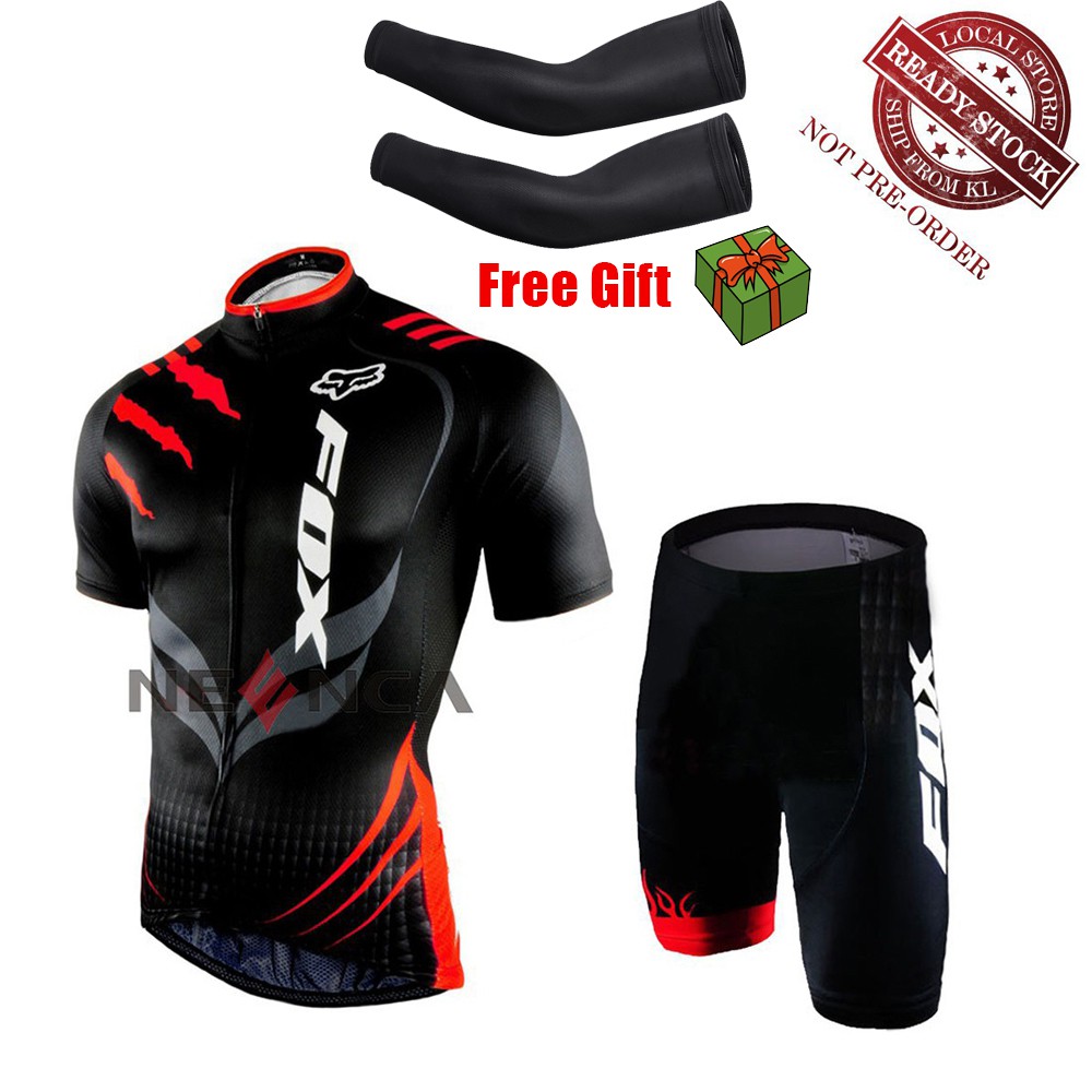 fox cycling jersey