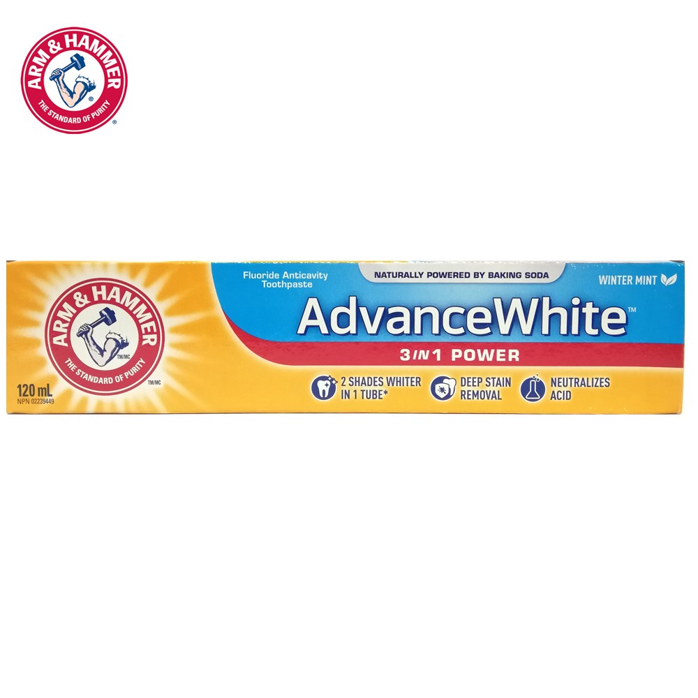 Arm and Hammer 3in1 Triple Power Action Toothpaste 120ml Shopee Philippines