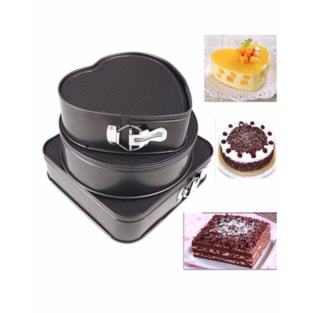 3pcs non-stick cake mold | Shopee 