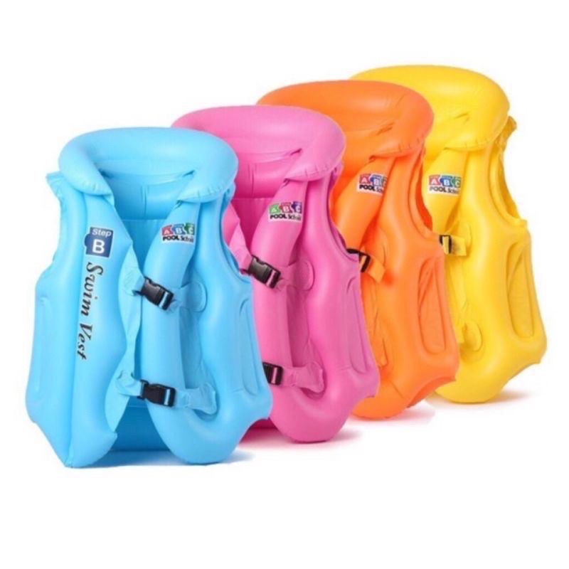 Kids Life Vest Inflatable Floatation Device Kid Summer Beach