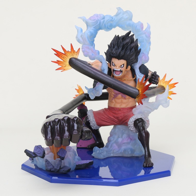 16cm One Piece Gear 4 Luffy Action Figure Luffy Snakeman King Cobra Pvc Collectible Model Toy Shopee Philippines - gear 4th snake man roblox