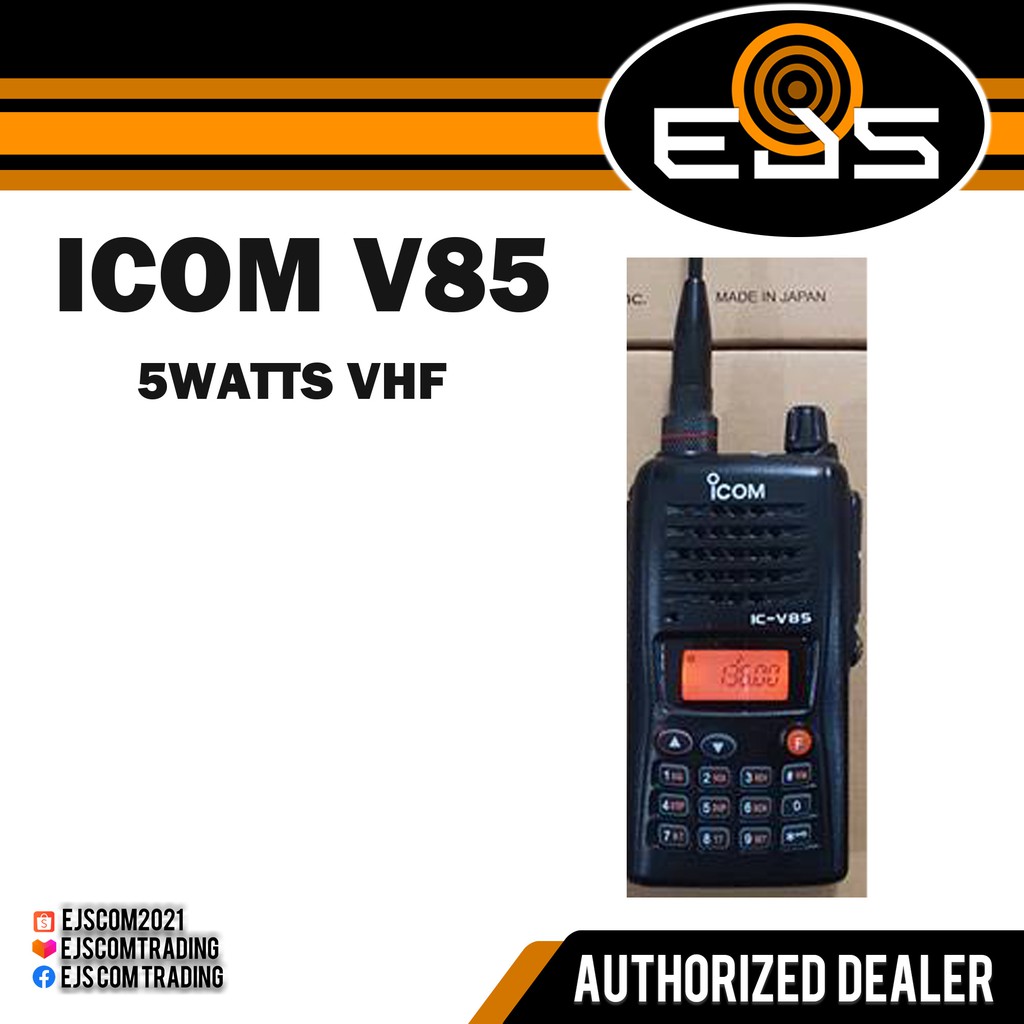V85 5WATTS PORTABLE RADIO VHF (CHINA) AND BATTERY Shopee Philippines