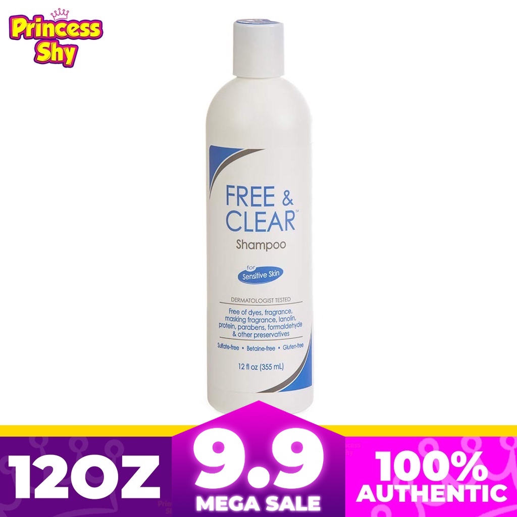 Vanicream Free & Clear Hair Shampoo For Sensitive Skin Fragrance and