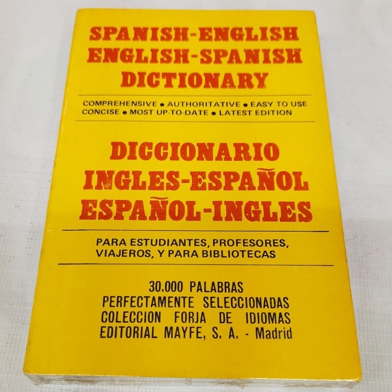 Download SPANISHENGLISH ENGLISHSPANISH DICTIONARY Diccionario Ingles