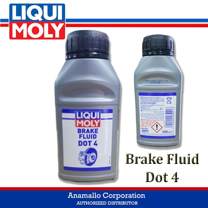 LIQUI MOLY BRAKE FLUID DOT 4 250ml PART 3091 Shopee Philippines