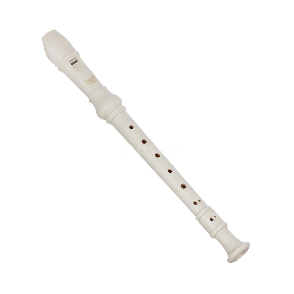 IRIN ABS Alto Recorder 8 Hole Baroque Style Recorders Instrument Detachable with Finger Rest and