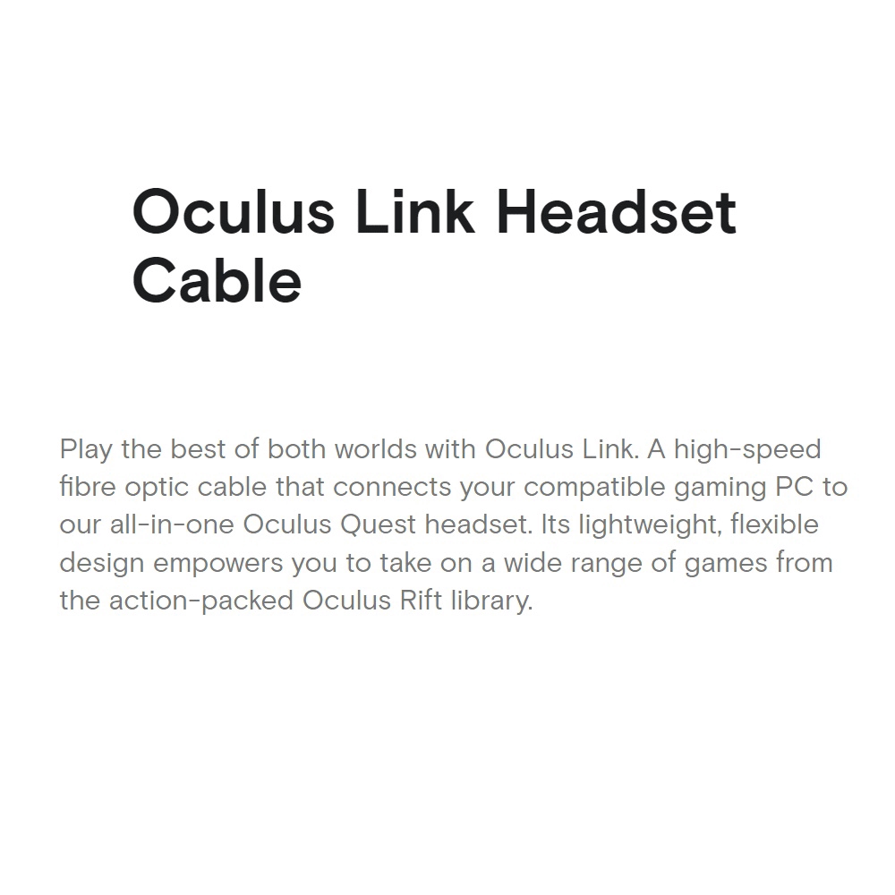 oculus link original cable