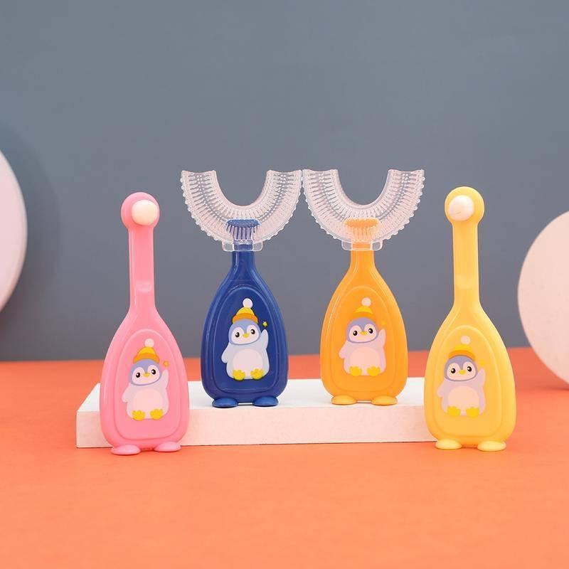 Creative Baby Toothbrushes Safety Softbristled Brush Kids Oral Care Teeth Brushes U Shaped