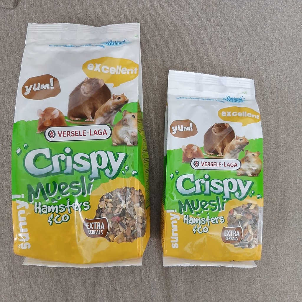 Crispy Muesli Hamster Food 400g and 1 Kg Imported and ...