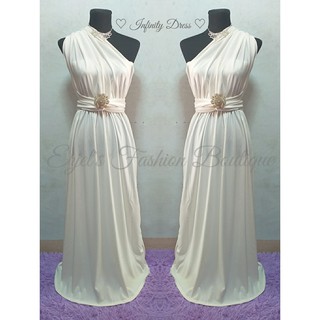 infinity dress cream
