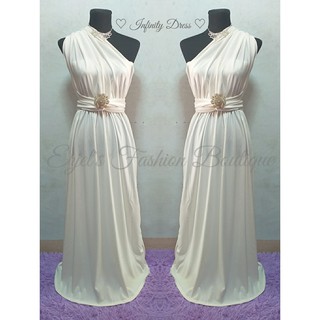 infinity dress cream