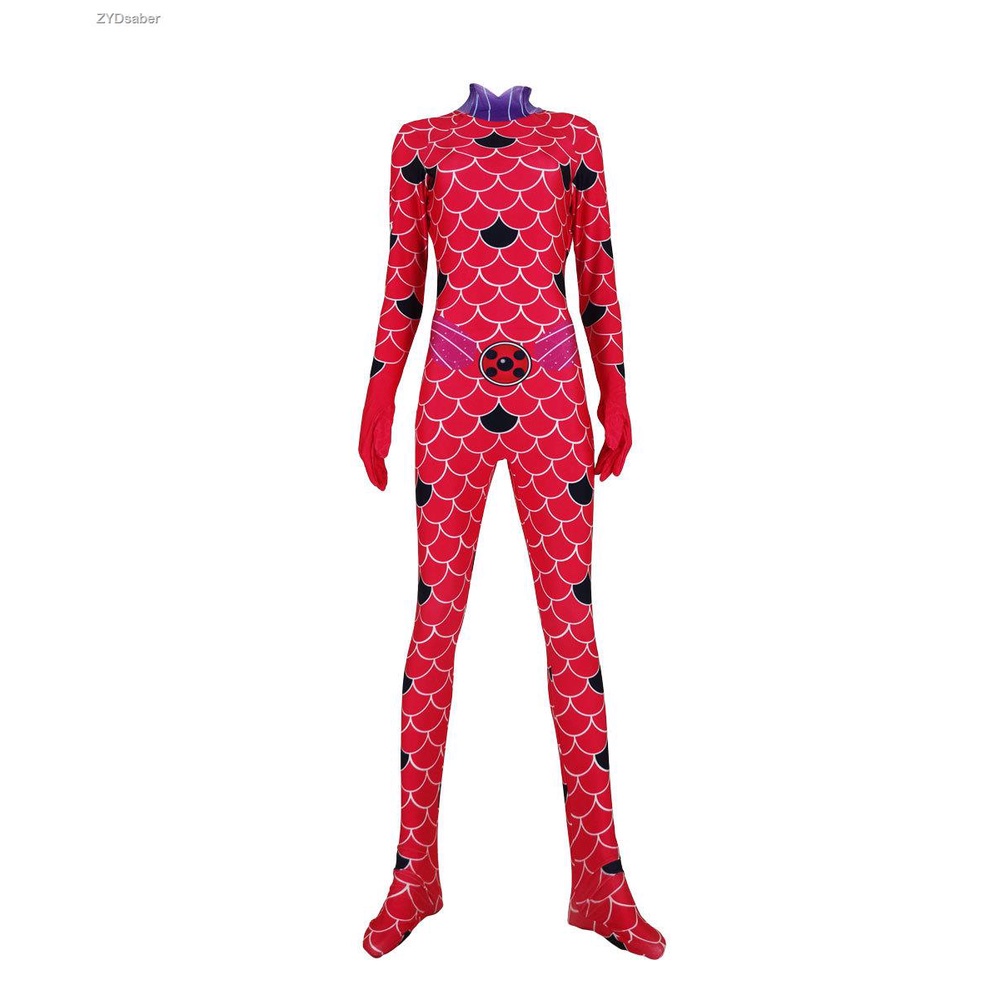 Ladybug Girl Queen Bee Miraculous Ladybug OnePiece Leotard Dragon