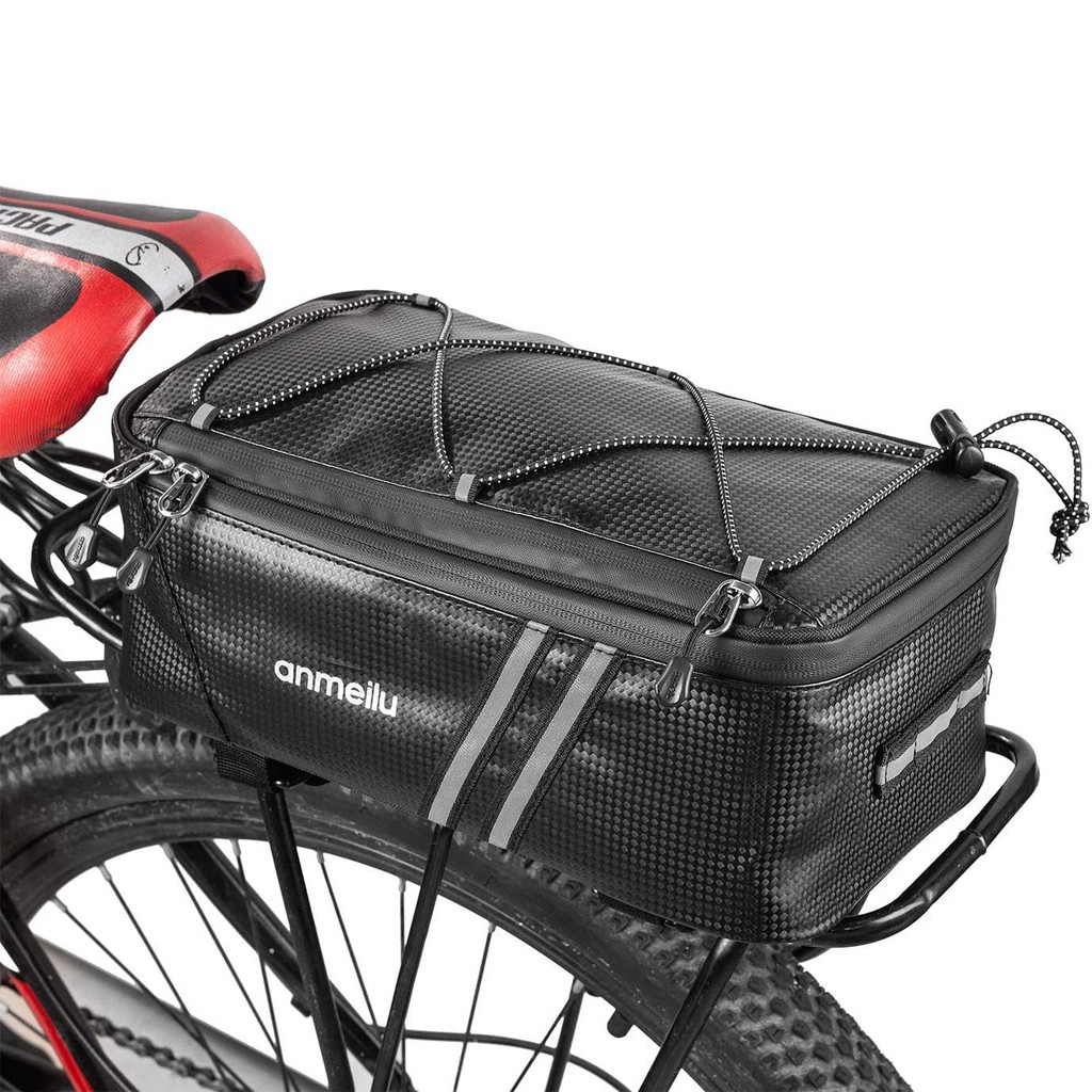 Rainproof Bicycle Rack Bag Bike Trunk Pack Cycling Rear Storage ...