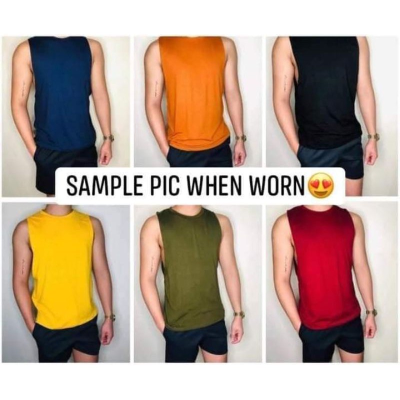 plain muscle tees