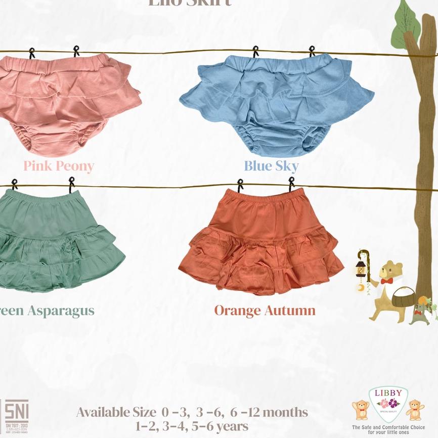 Libby Baby Libby Earth Series Lilo Skirt Cotton Triangle Baby Bloomer