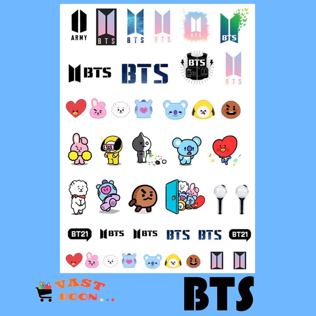 customize transparent stickers kpop bts bp stray kids name logo print shopee philippines