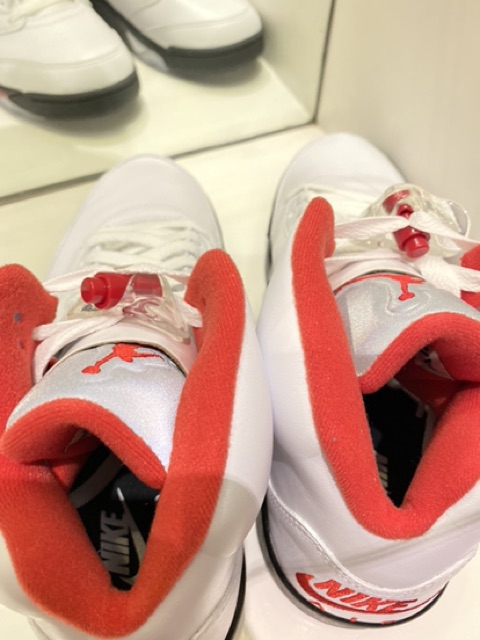 jordan 5 fire red size 9