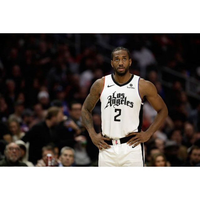 Men's Los Angeles Clippers #2 Kawhi Leonard White 2020 ...