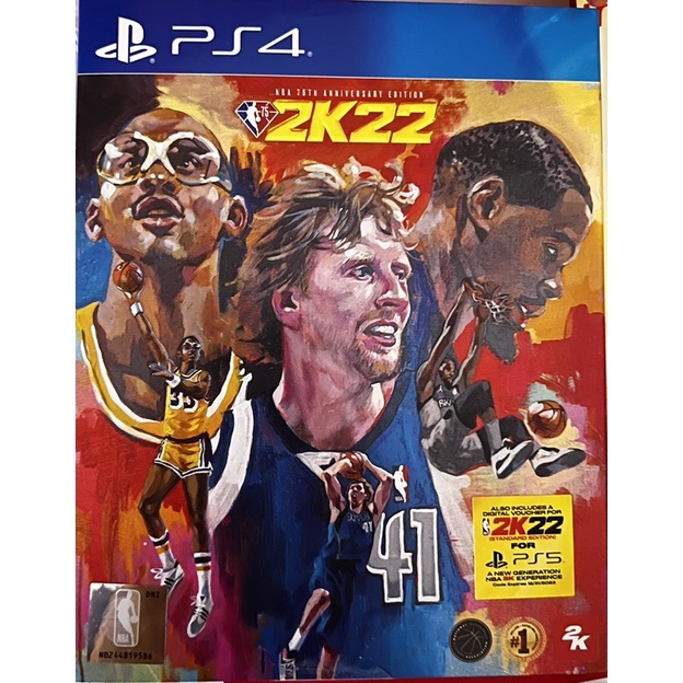 NBA 2K22 75th Anniversary Edition PS4 and PS5 | PlayStation Disc Game ...