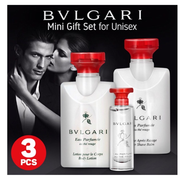 Bvlgari 3 pcs Mini Gift Set For Unisex 