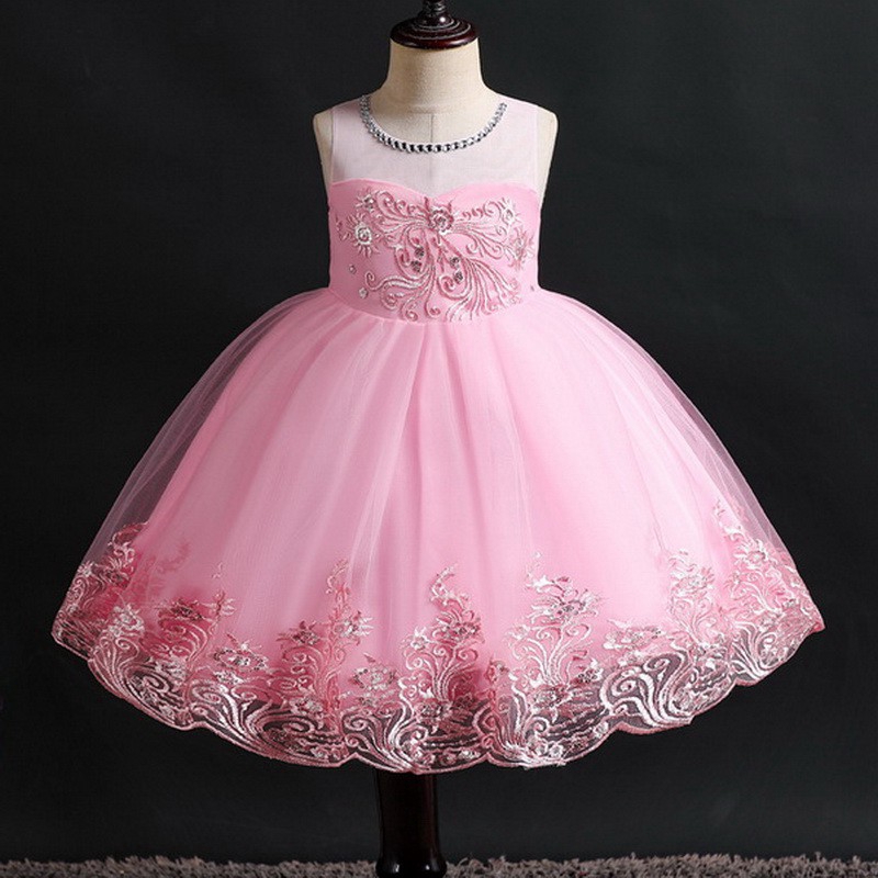 baby pink dress for kids