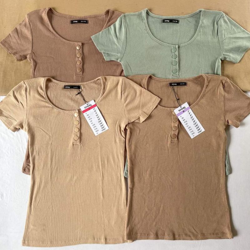 Sinsay Snap Button Top (Authentic Overruns) Shopee Philippines