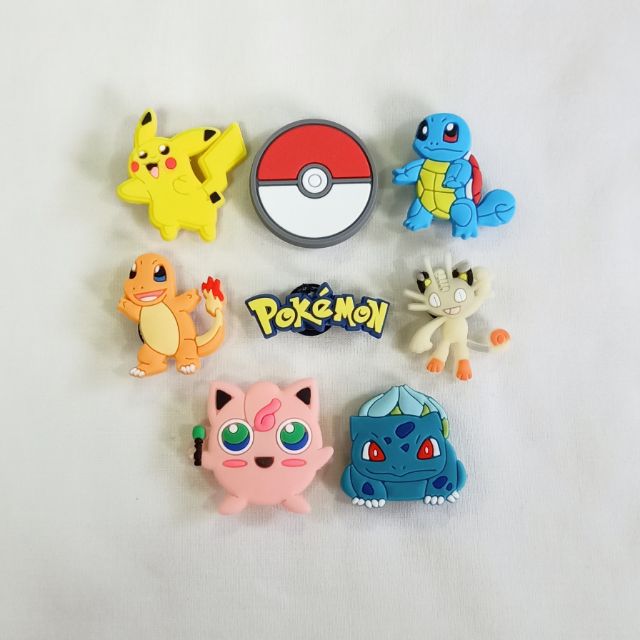 crocs pokemon charms