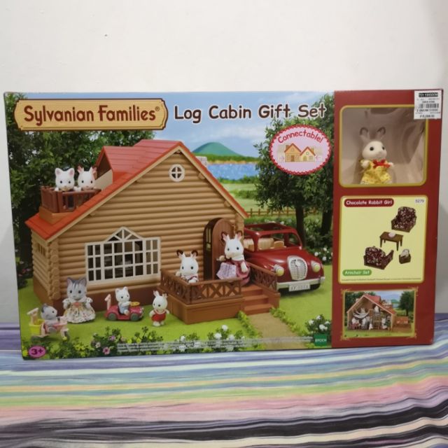 Sylvanian Families Log Cabin Gift Set Shopee Philippines