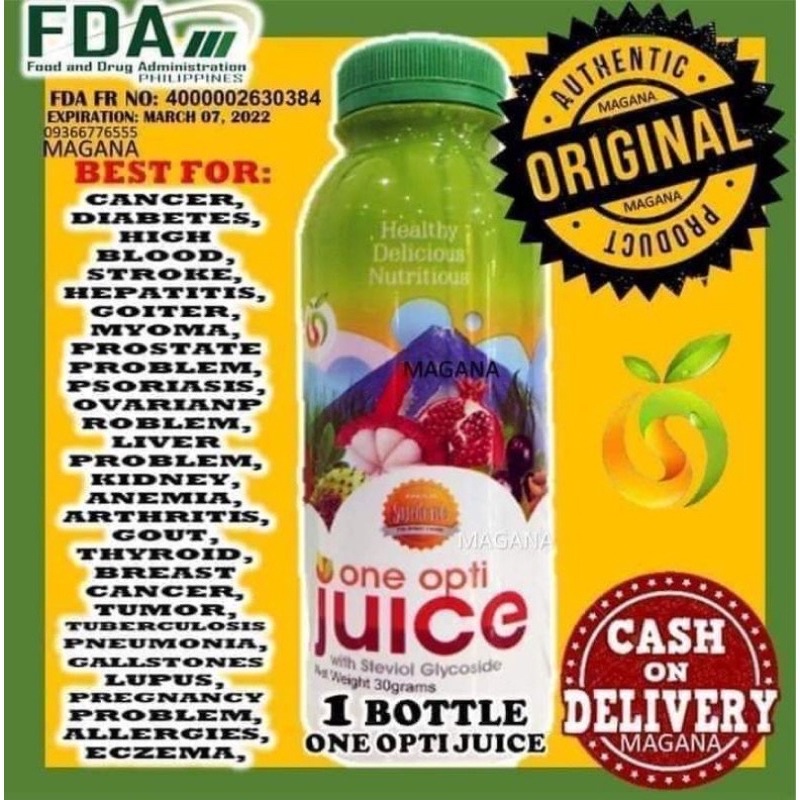 ONE OPTI JUICE (AUTHENTIC and LOWEST PRICE GUARANTEE) Shopee Philippines