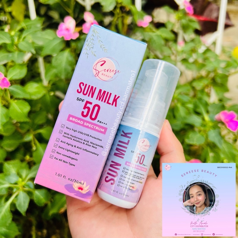Sereese Beauty Sun Milk Spf 50 Pa Shopee Philippines