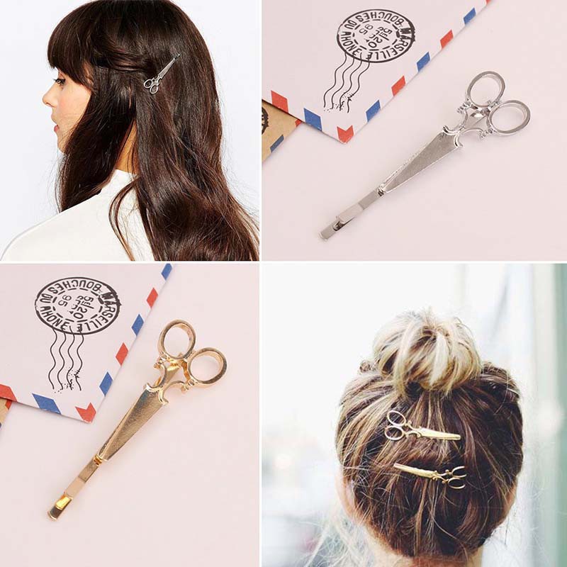 silver hair clamps