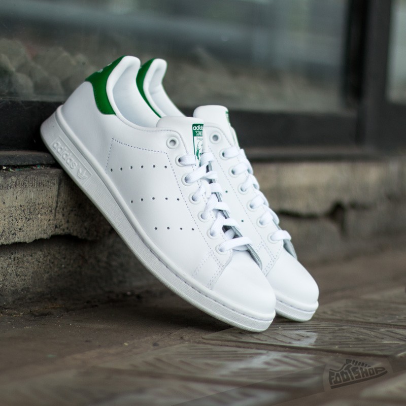adidas stan smith white and green