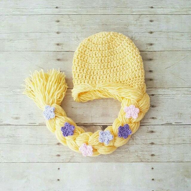 crochet rapunzel hat