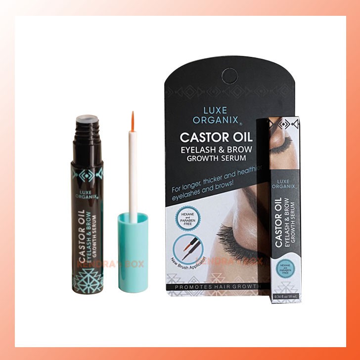 Luxe Organix Castor Oil Eyelash and Brow Growth Serum (New Applicator