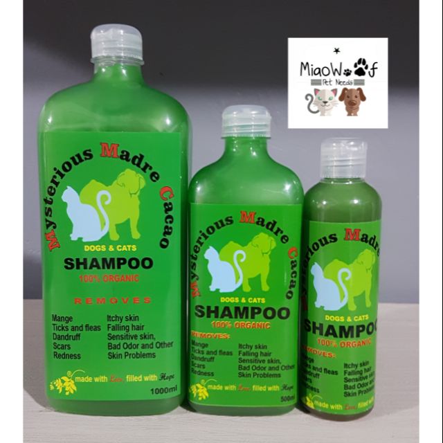madre cacao shampoo