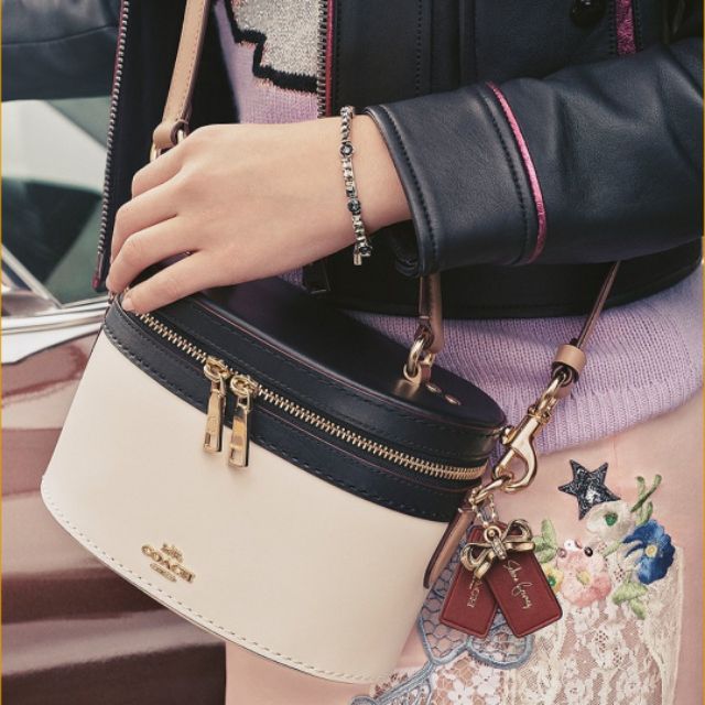 coach selena trail bag in colorblock