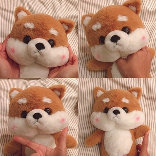 Cute Squirrel Shiba Inu Dog Plush Toy Doll Pillow Soft Animal Pillow for Kids Shiba Inu Akita Ragdoll Dog Plush Toy Gift