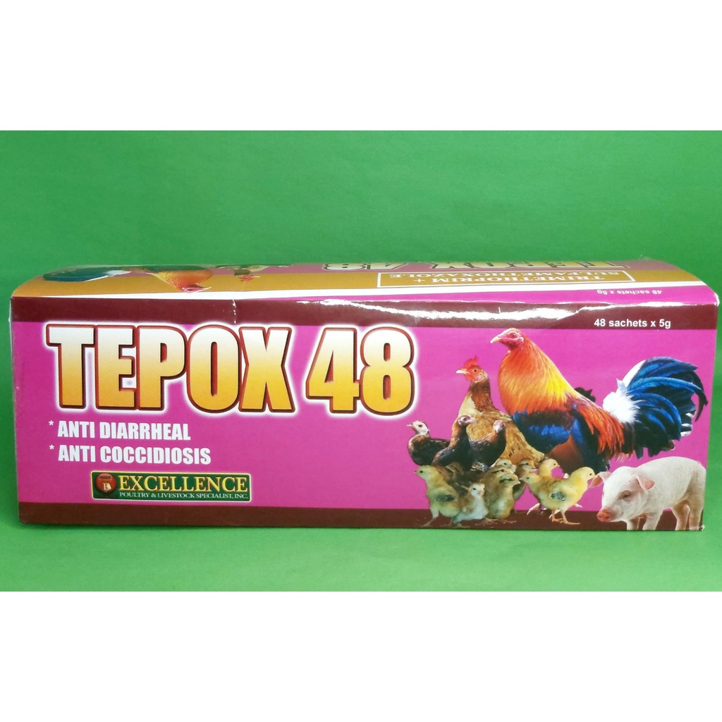 [CL REYES AGRIVET ] 12 PCS TEPOX 48 FOR GAMEFOWL / Vitamins kontra bakterya ng manok na panabong/ 12